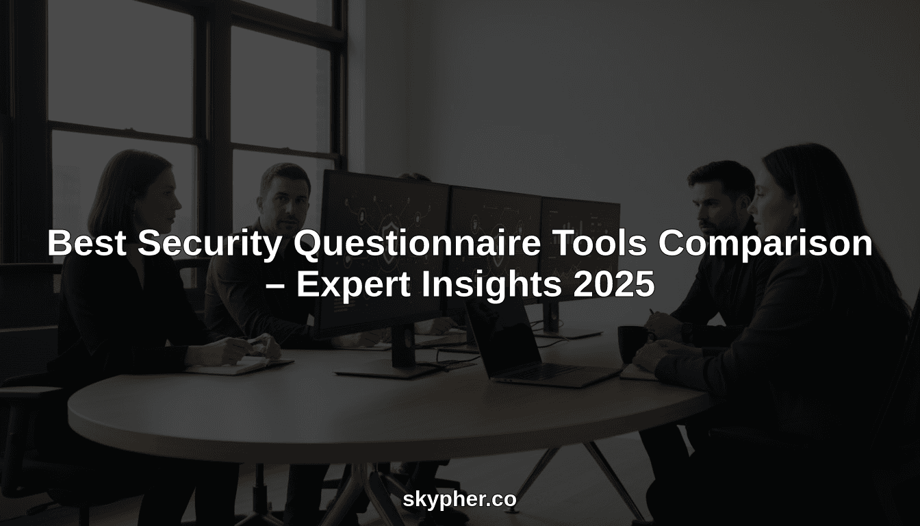 Best Security Questionnaire Tools Comparison – Expert Insights 2025