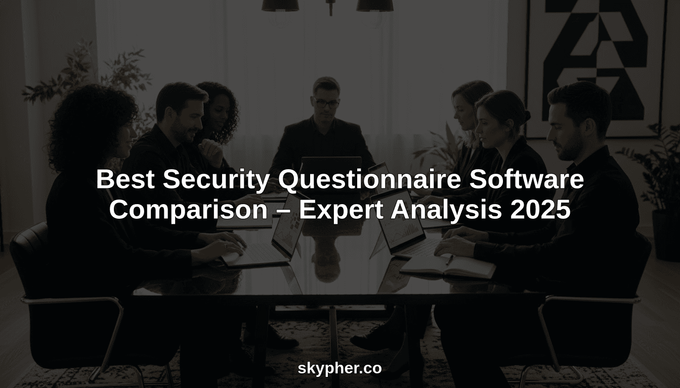 Best Security Questionnaire Software Comparison – Expert Analysis 2025