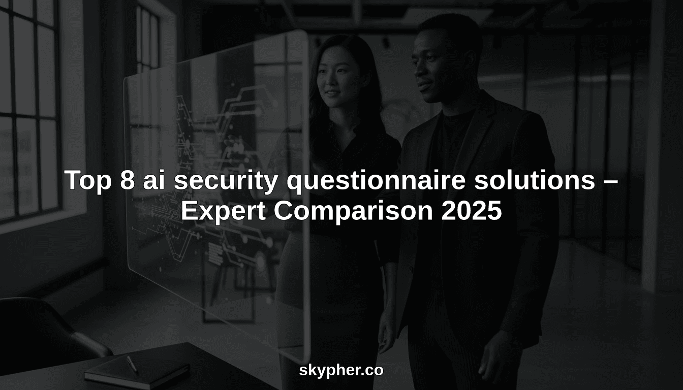Top 8 ai security questionnaire solutions – Expert Comparison 2025